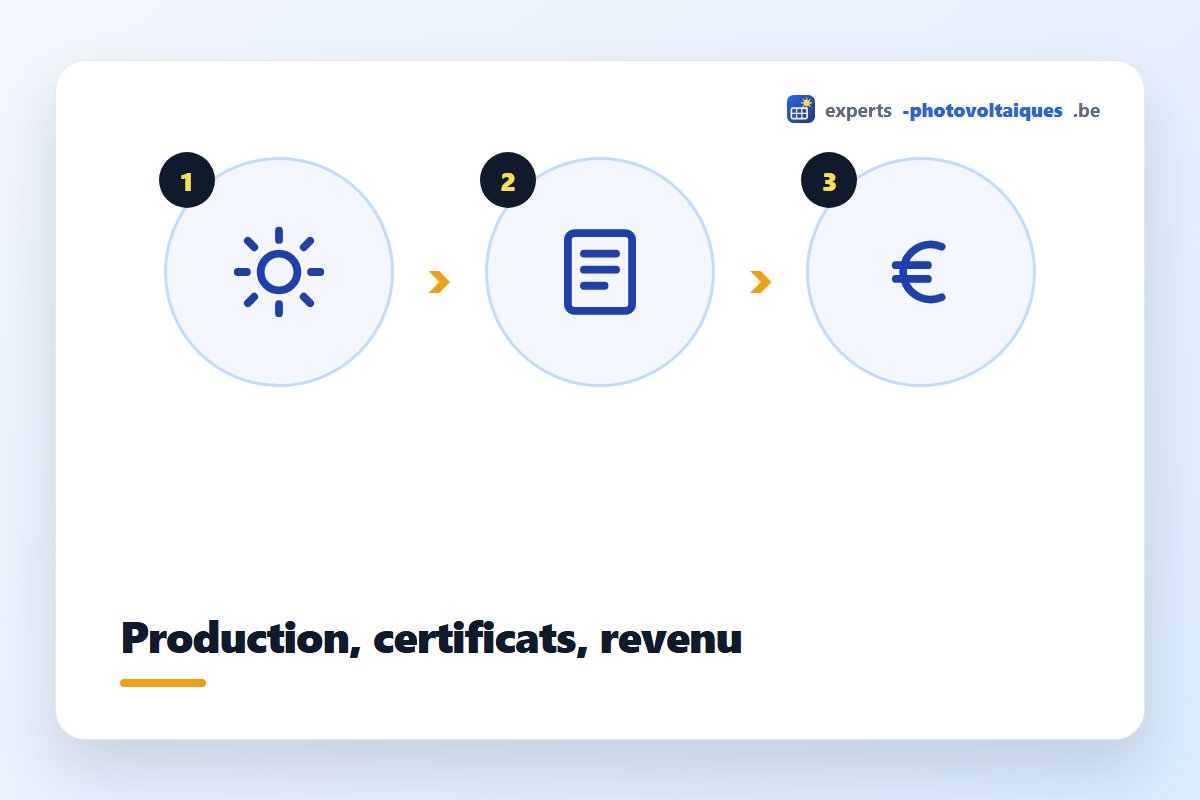 Calcul des certificats verts : production en MWh, certificats par an, revenu annuel