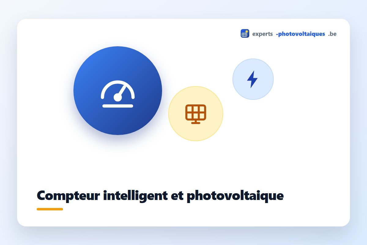 Compteur intelligent mesurant prélèvement et injection avec panneaux solaires