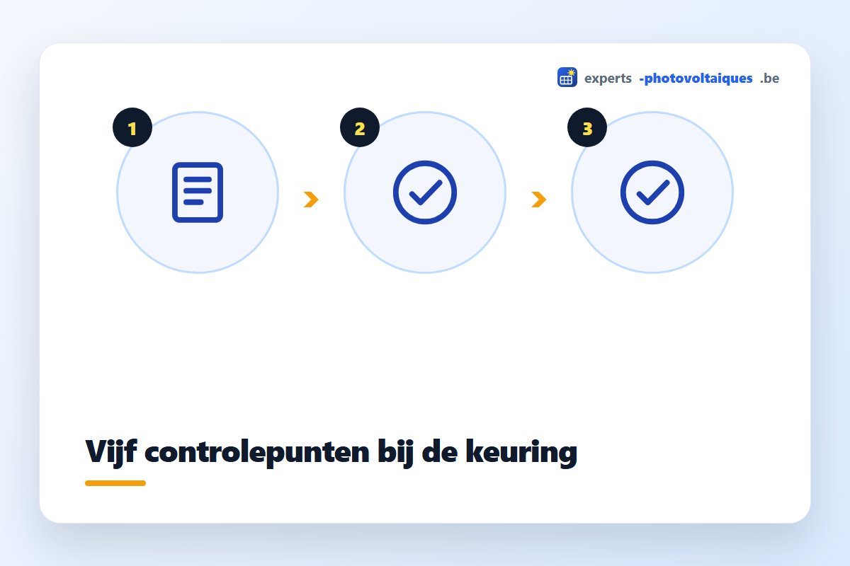 Controlepunten bij de AREI-keuring van zonnepanelen