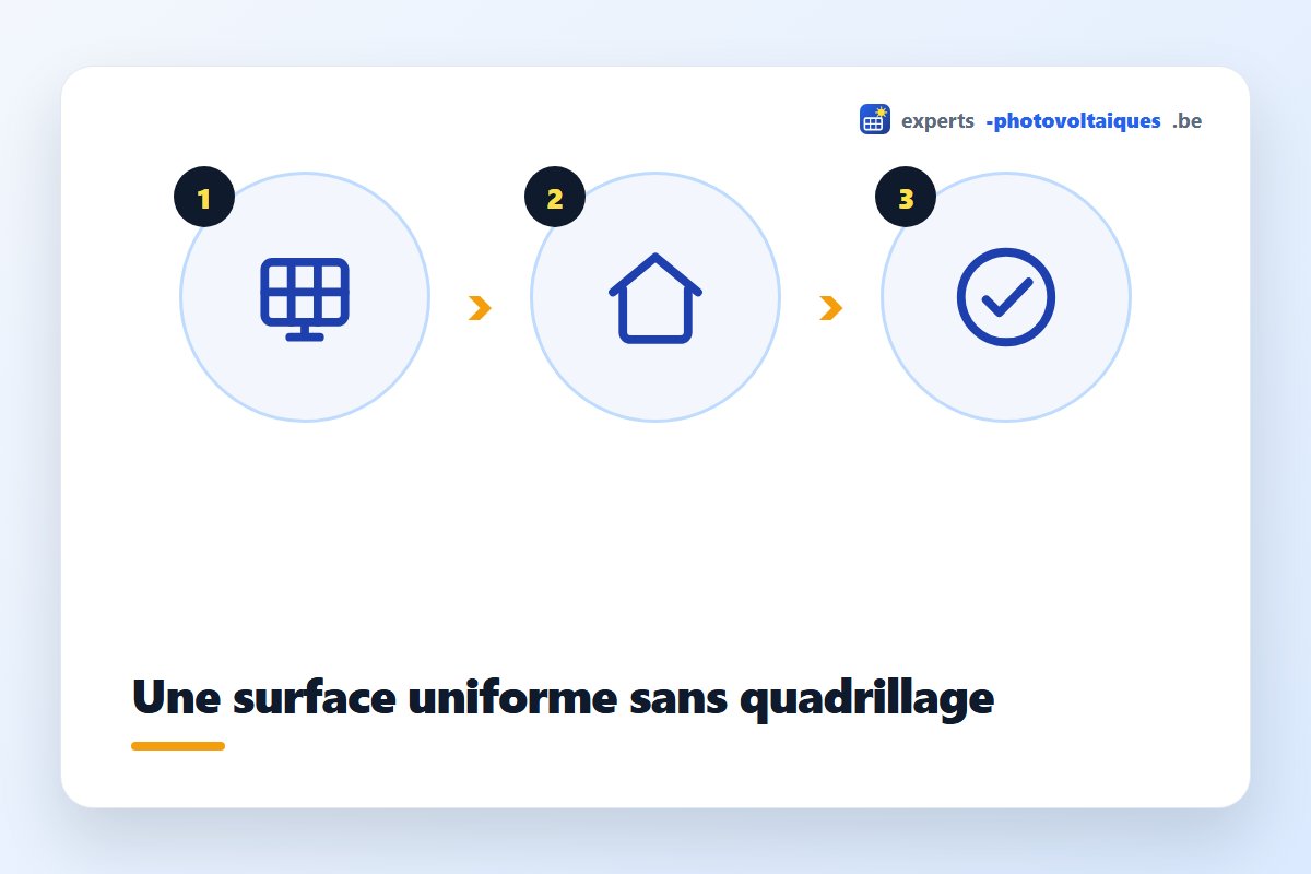 Rendu esthétique de panneaux full black sur une toiture visible