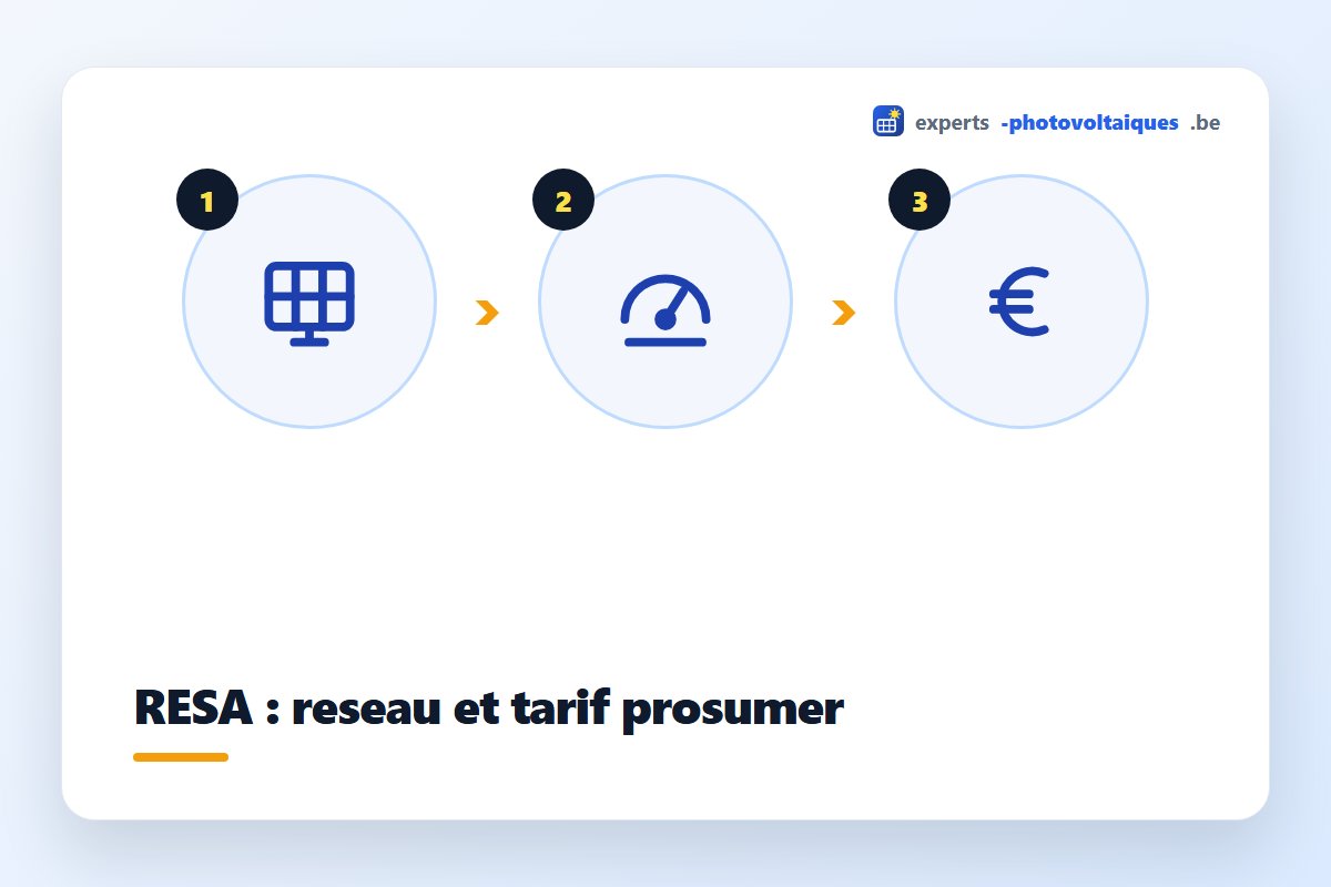 Installation solaire en province de Liège avec RESA comme gestionnaire de réseau