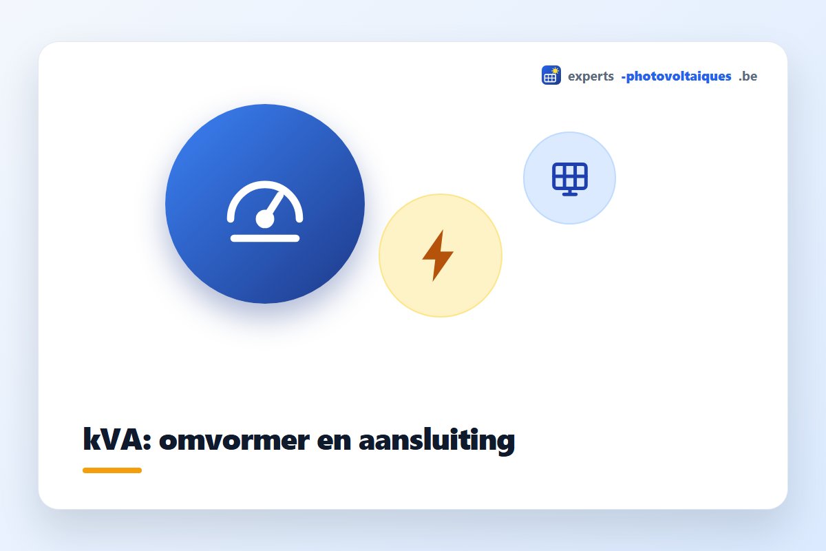 kVA van de omvormer en de aansluiting bij zonnepanelen