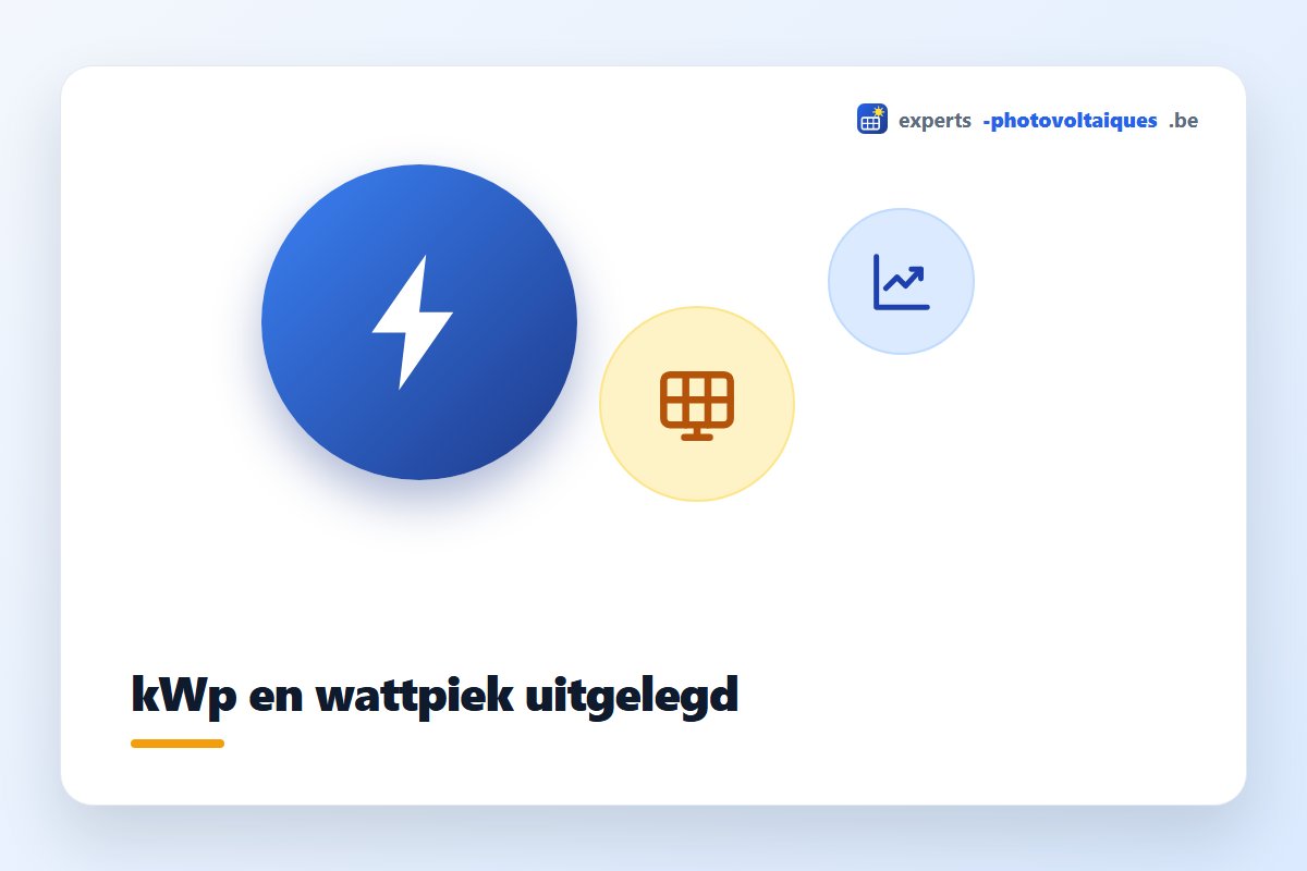 kWp en wattpiek van zonnepanelen omrekenen naar kWh opbrengst