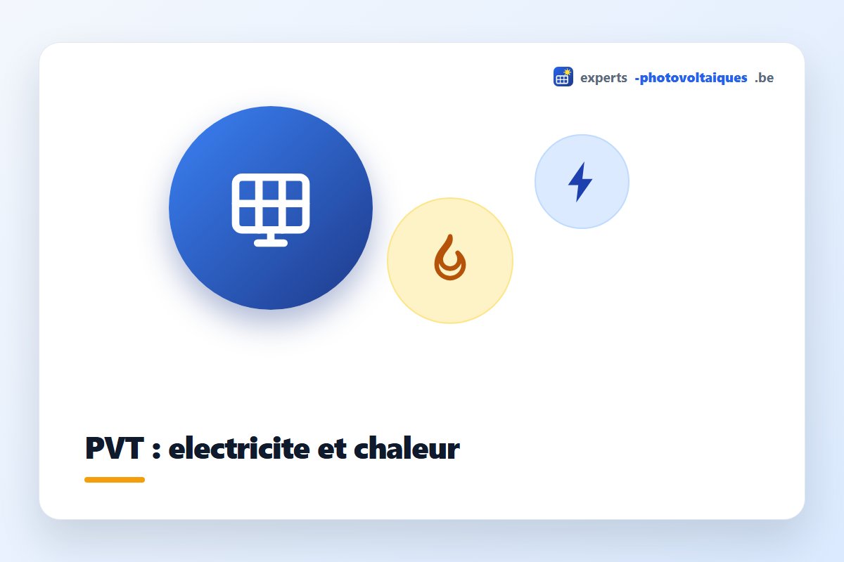 Panneau solaire hybride PVT produisant électricité et chaleur