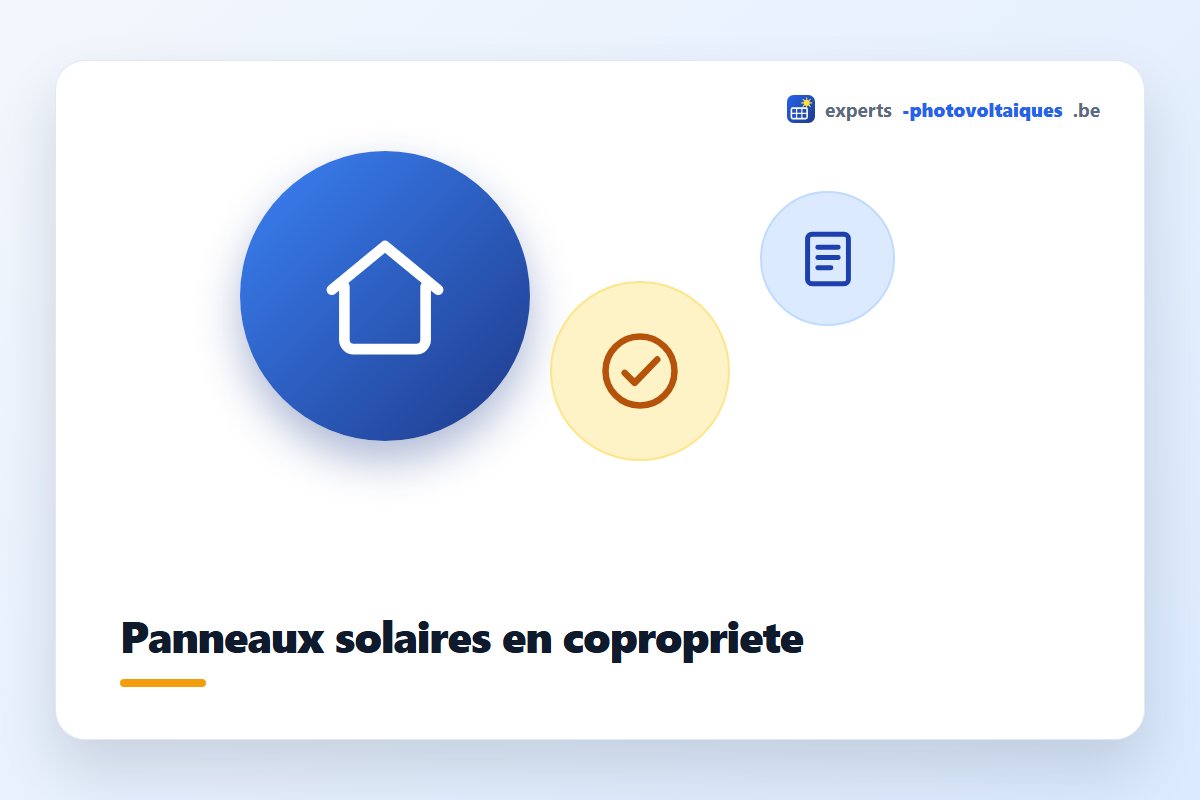 Panneaux solaires sur le toit commun d'une copropriété