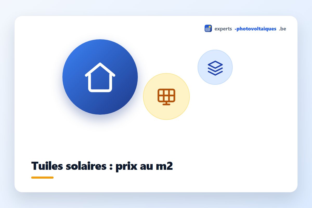Tuiles solaires photovoltaïques intégrées dans une toiture